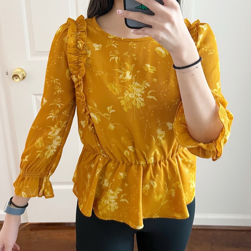 Madewell Floral Blouse